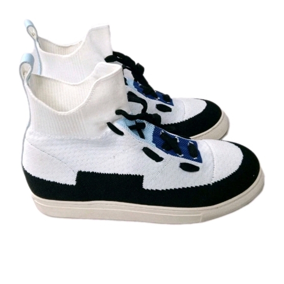ALL BLACK Sock Sneakers Womens Size 38 EU | 7.5 US Multicolor Retail $199